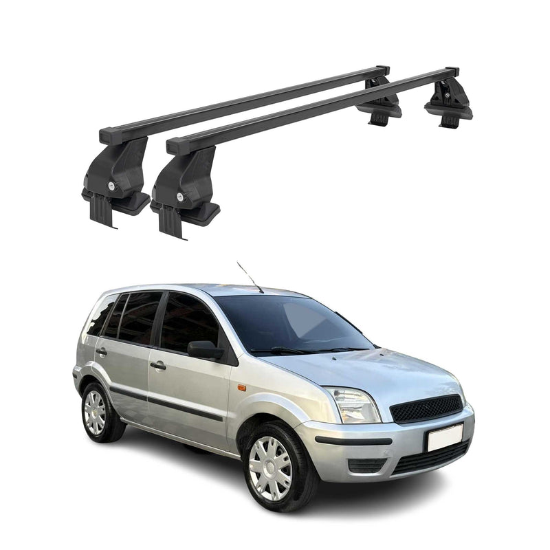 Barres Transversales Menabo pour Ford Fusion 2002-2012 Noir