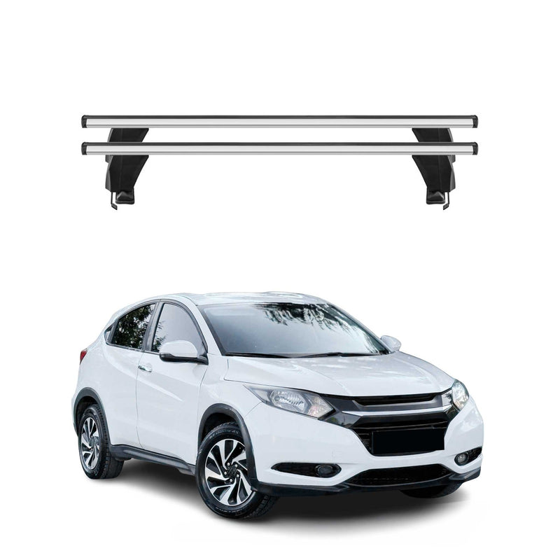 Menabo Barres de toit Transversales pour Honda HR-V 2015-2025 Alu Gris ABE 2x