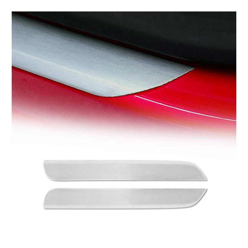Couverture De Seuil De Porte pour Opel Crossland X 2017-2025 Inox Chromé 2x