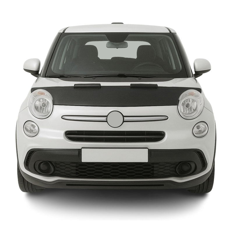 Protège Capot pour Fiat 500L 2013-2021 Masque de voiture vinyle Noir