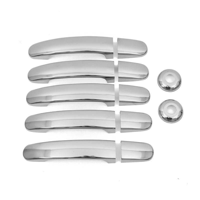 Couverture de poignée de porte pour Ford Transit 2014-2025 en Acier Inox 10Pcs