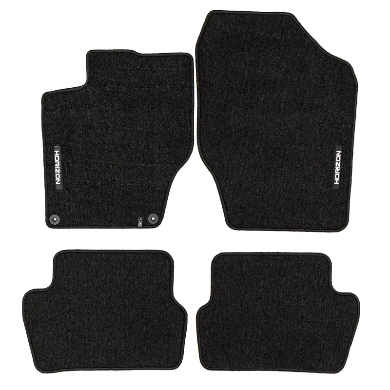 Tapis de Sol de Voiture pour Citroen DS4 2011-2015 Velours Imperméable 4Pcs