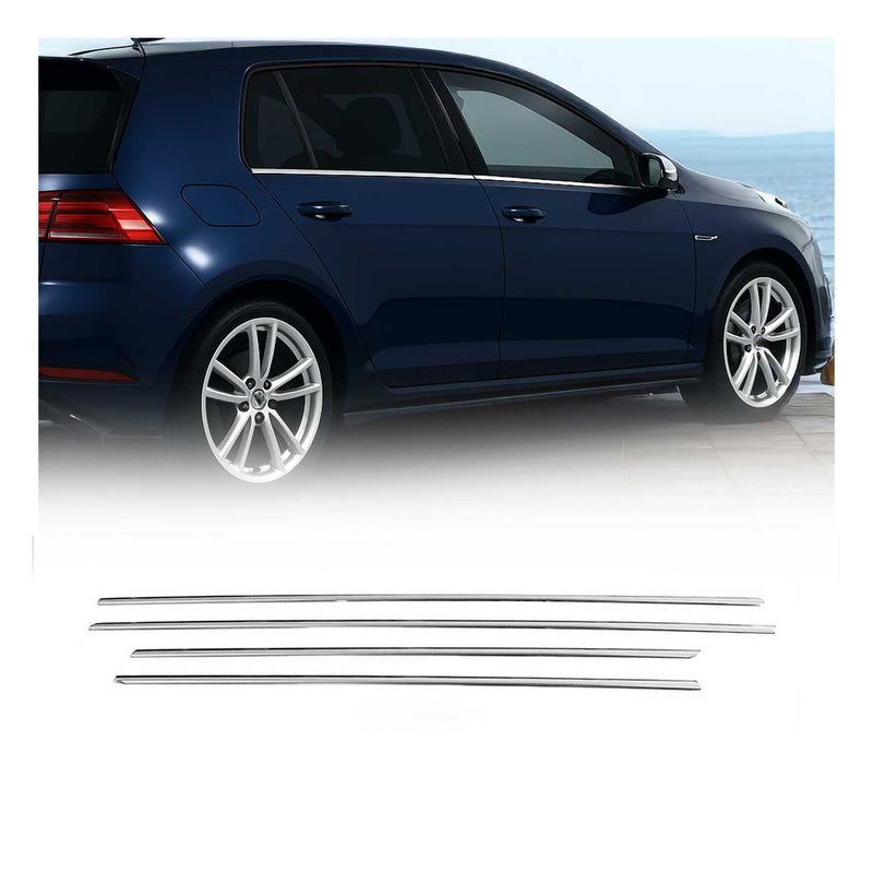 Garniture de Fenêtre pour VW Golf HB 2008-2012 Acier Inox 4Pcs