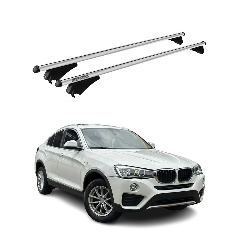 Tiger Barres de toit transversales pour BMW X4 F26 2014-2018 Gris