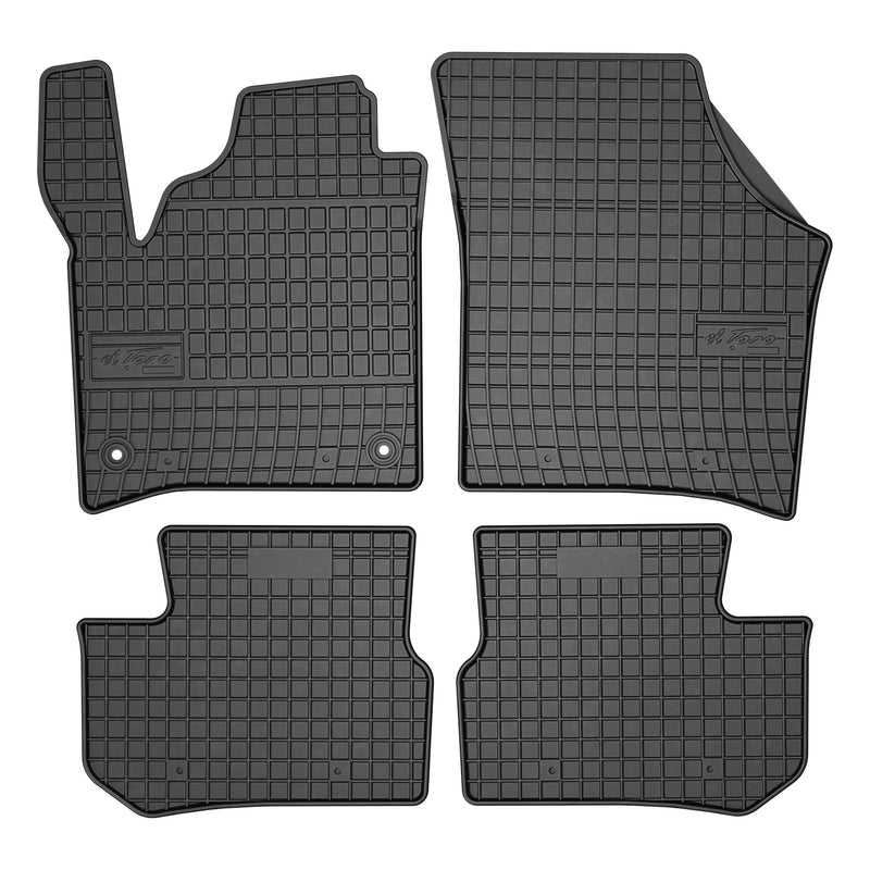 OMAC Tapis de sol pour Skoda e-Citigo 2019-2020 en caoutchouc Noir 4 Pcs