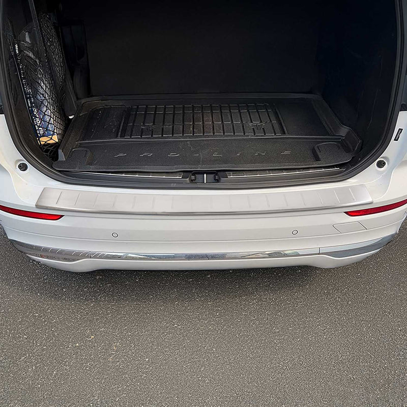 Protection Seuil de Pare-chocs Arriére Pour Volvo XC60 2017-2020 Acier Inox