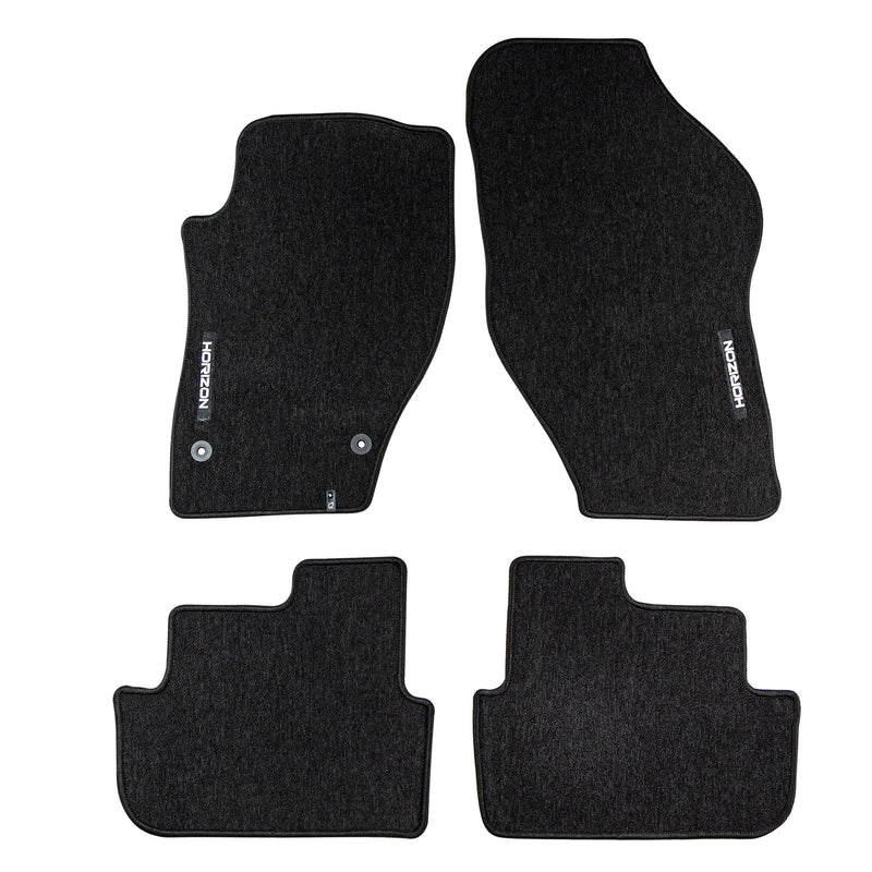 Tapis de Sol de Voiture pour Peugeot 308 I 2007-2013 Velours Imperméable 4Pcs