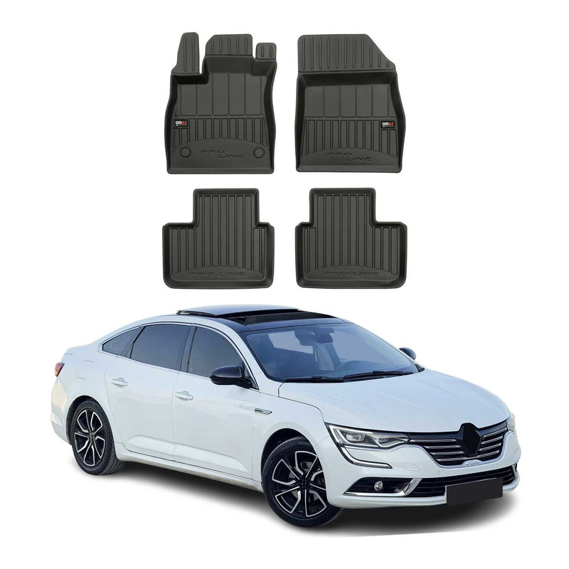 Tapis de Sol pour Renault Talisman 2015-2020 TPE Noir