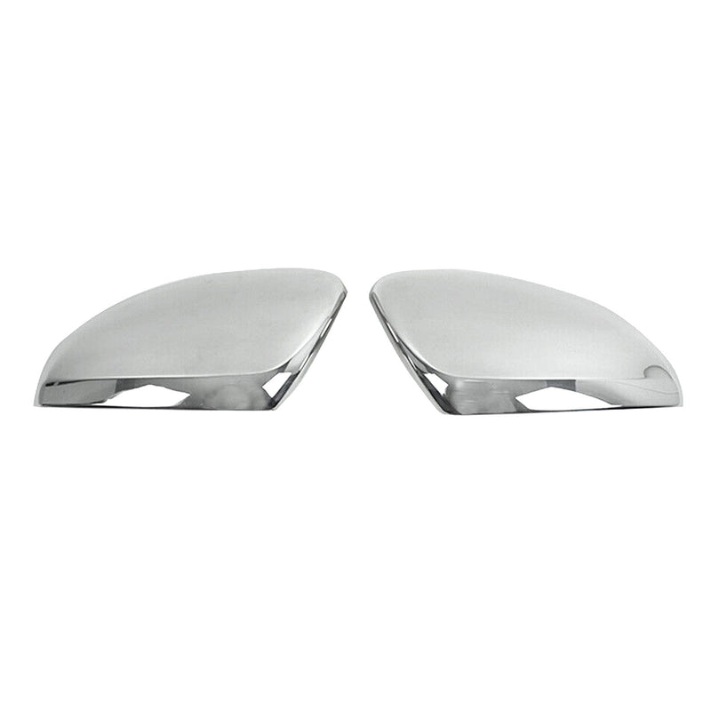 Coques de Rétroviseurs pour Peugeot 2008 2013-2019 en Acier Chromé Argent