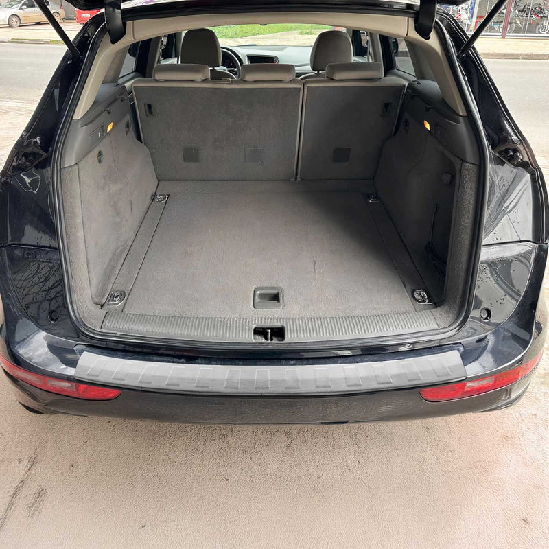 Protection seuil de pare-chocs arriére pour Audi Q5 8RB 2008-2017 Acier Brossé