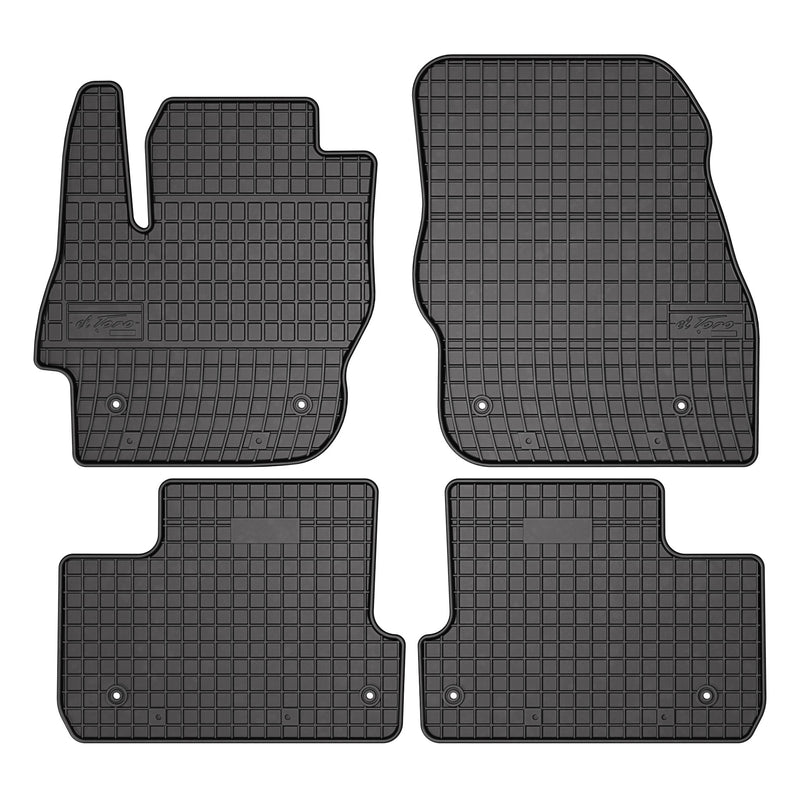 OMAC Tapis de Sol pour Mazda Mazda 3 II 2008-2013 Caoutchouc Noir 4x