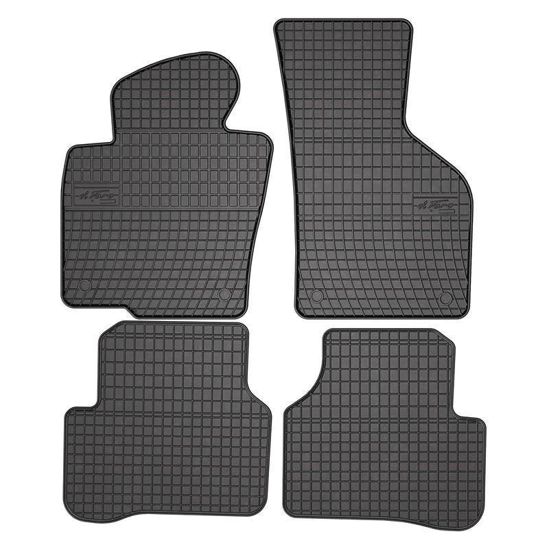 OMAC Tapis de Sol pour VW Passat B6 2005-2010 Caoutchouc Noir