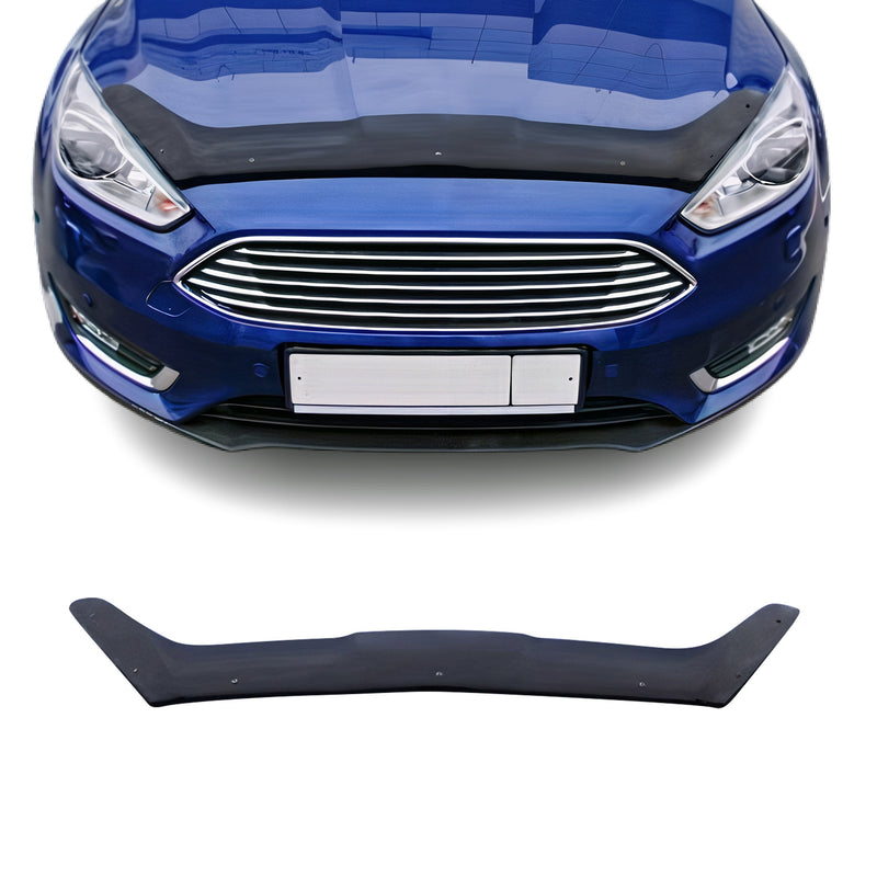 Deflecteurs d'air capot de voiture pour Ford Focus 2015-2018 Acrylique Noir
