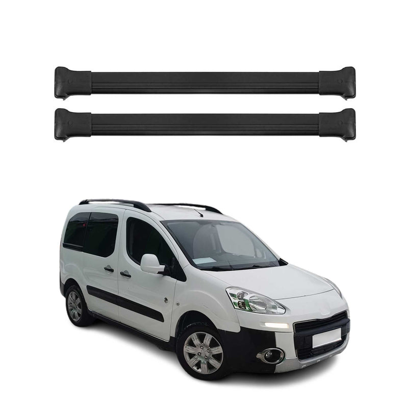 Barres de toit transversales pour Peugeot Partner Tepee 2008-2018 ABE