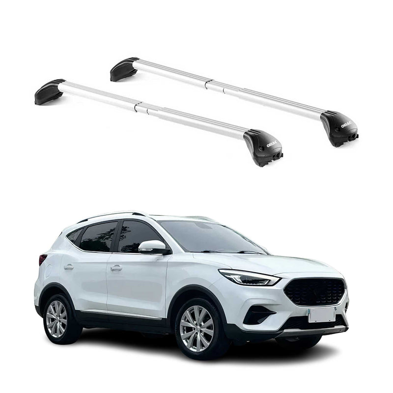 Barres de toit transversales pour MG ZS/ZS EV 2017-2025 5P Gris Argenté 2x ABE