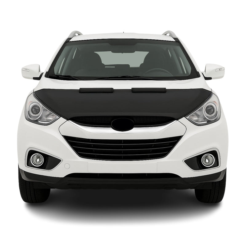 Protège Capot pour Hyundai ix35 2010-2016 Masque de voiture vinyle Noir