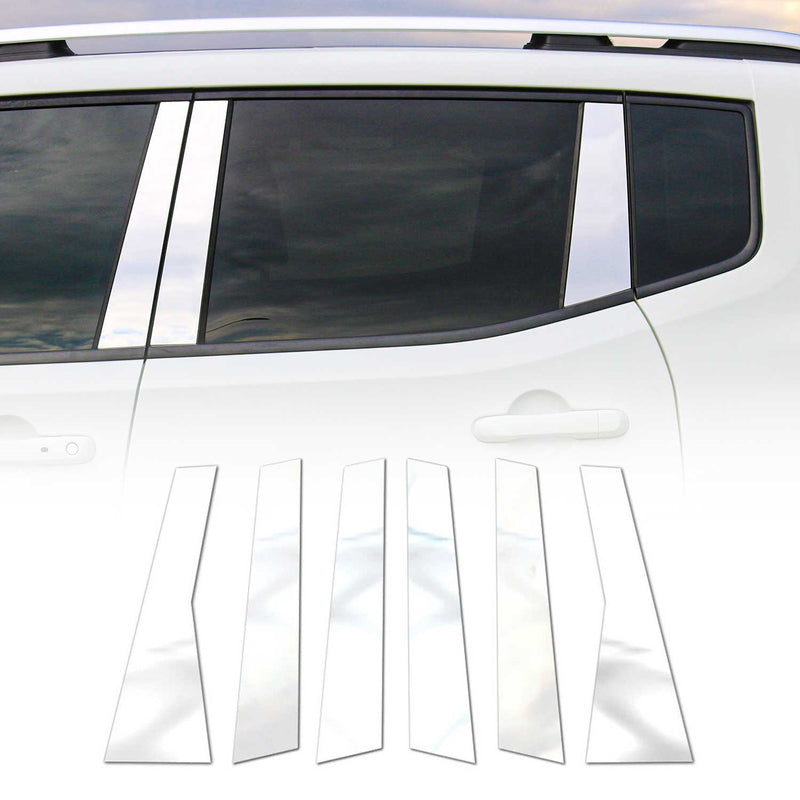 Piliers de fenêtre pour Jeep Grand Cheroke 2011-2020 en acier inox