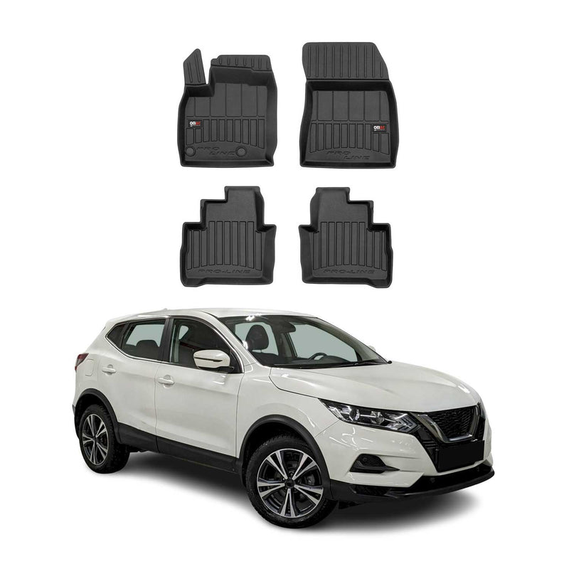 Tapis de Sol pour Nissan Qashqai 2021-2022 TPE Noir