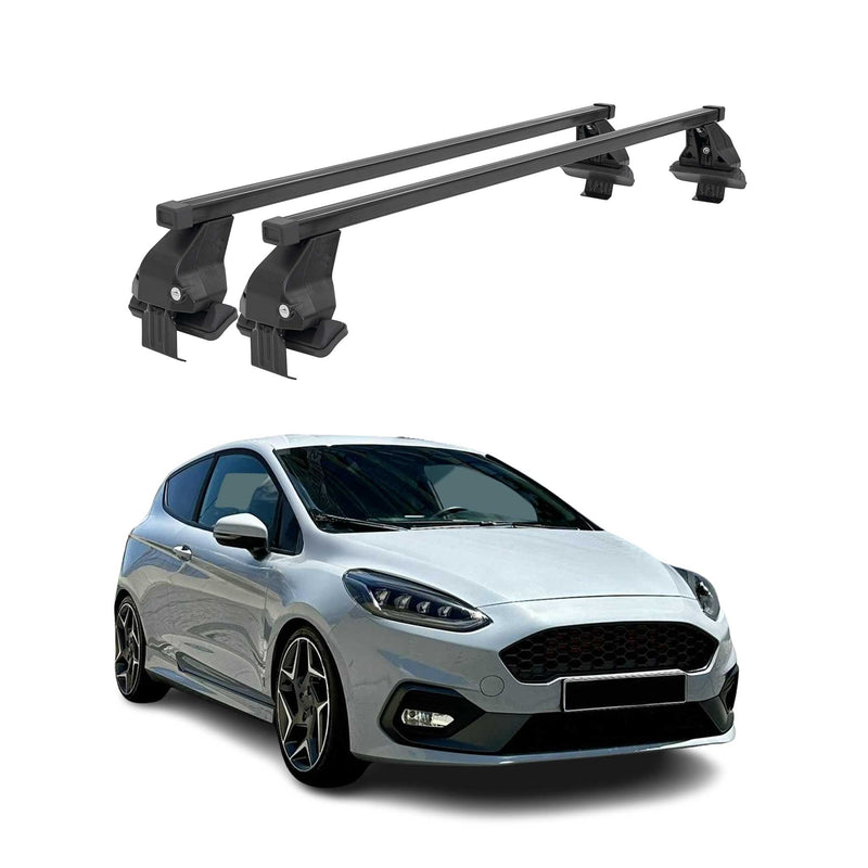 Barres Transversales Menabo pour Ford Fiesta VII ST-Line 2017-2024 Noir