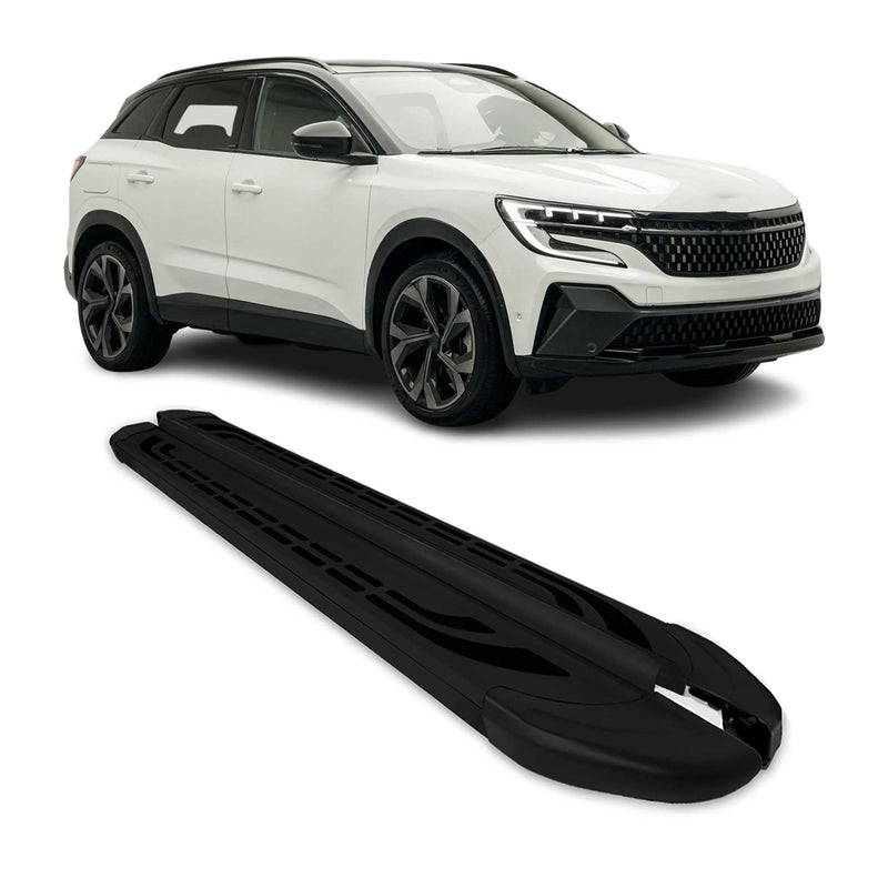 Marchepieds Latéraux Pédale pour Renault Austral 2022-2025 Aluminium Noir