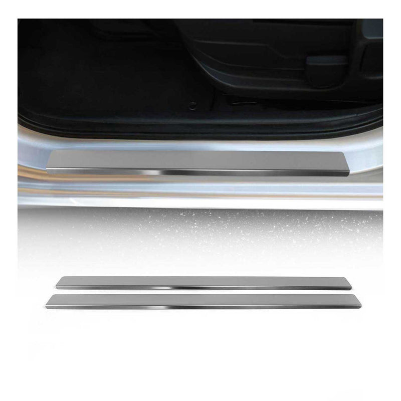 Couverture de Seuil de porte pour VW Golf 2003-2008 acier inox chromé 2 Pcs