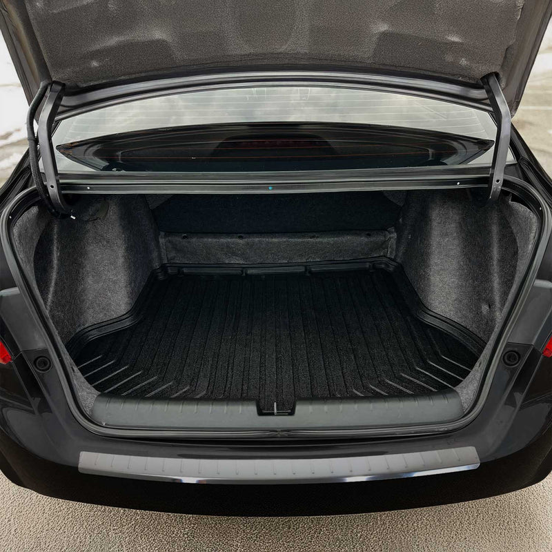 Protection Seuil Coffre pour Honda City Berline 2019-2025 en acier inox Chromé