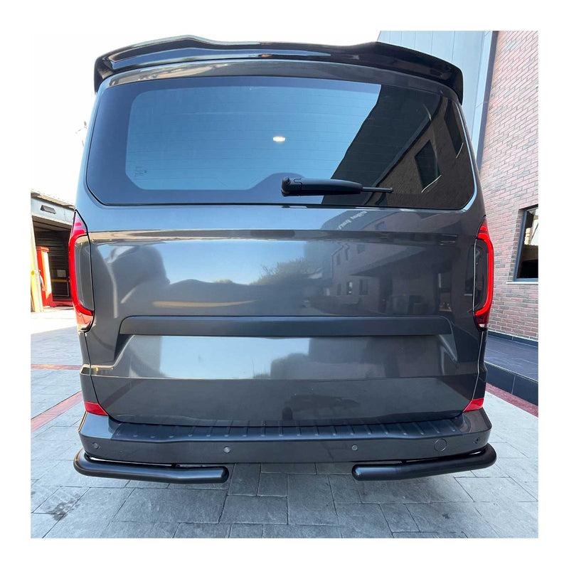Protection Seuil Coffre Pare-Chocs pour VW T7 Multivan 2021-2025 ABS Mat Noir