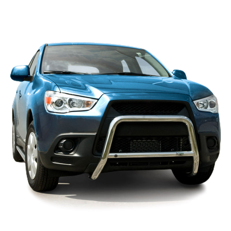Pare-Buffle Avant Pour Mitsubishi ASX 2010-2013 Acier Inox Argent