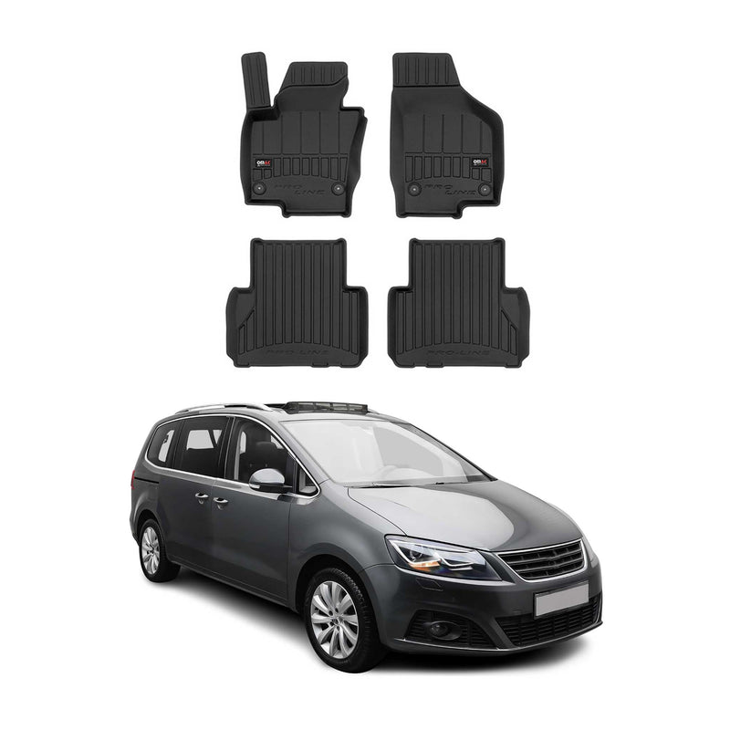 Tapis de Sol pour Seat Alhambra 2010-2020 TPE Noir