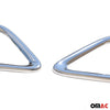 Cadre Phare Antibrouillard pour FIAT Doblo II Facelift 2014-2021 acier inox