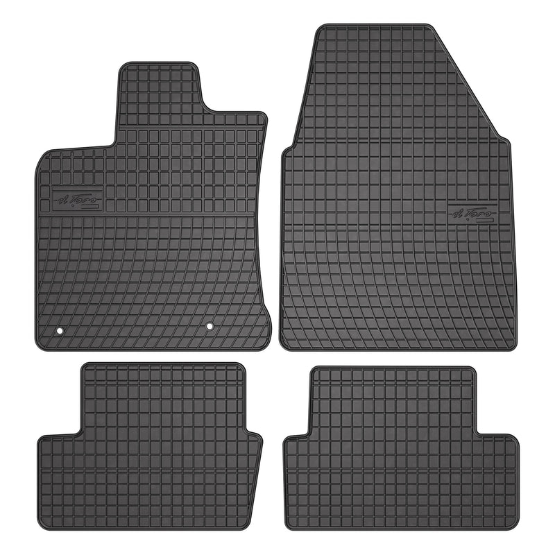 OMAC Tapis de sol pour Nissan Qashqai J10 2006-2013 Noir en caoutchouc