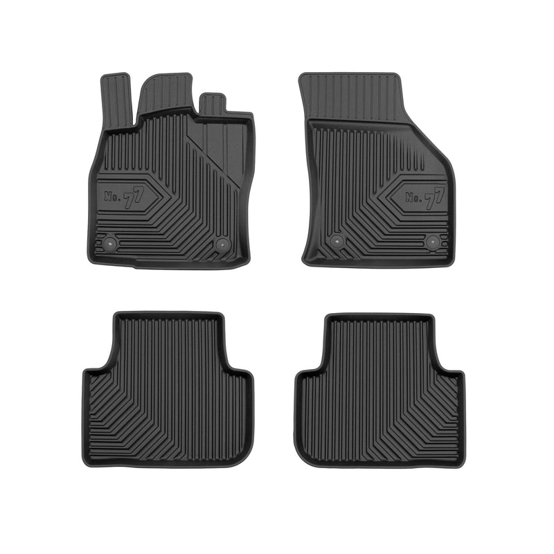 Tapis de Sol de Voiture pour VW Golf Sportsvan 2014-2020 TPE Imperméable 4Pcs