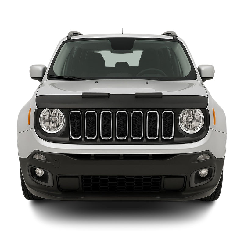 Protège Capot Pour Jeep Renegade 2014-2024 Masque De Voiture Vinyle Noir