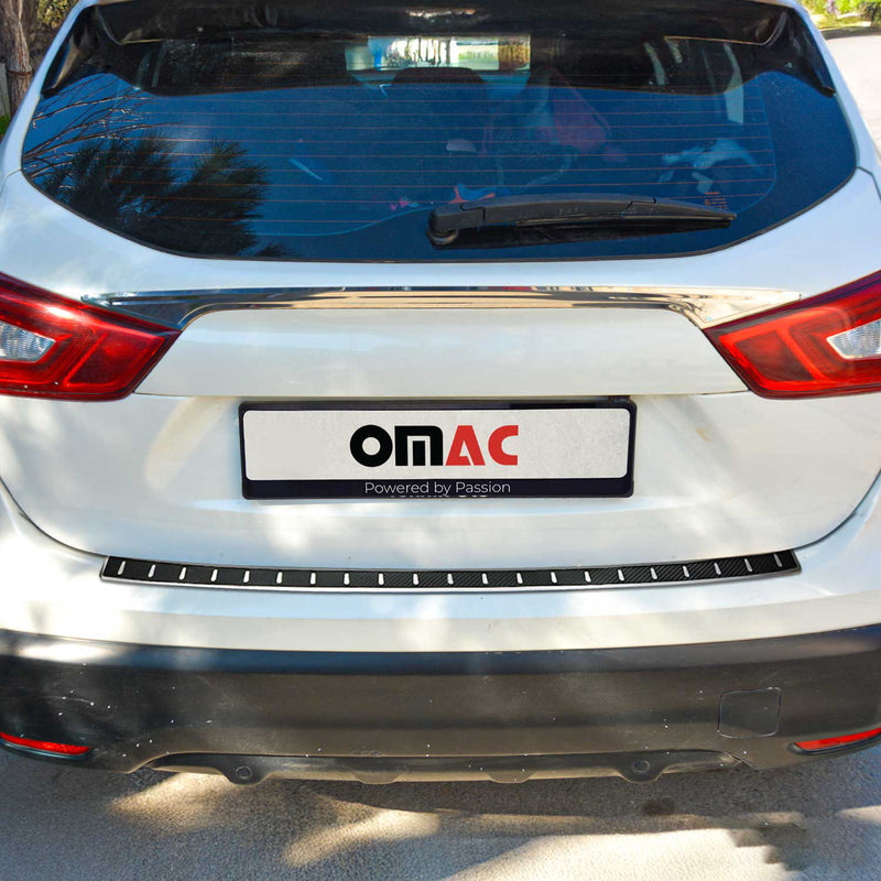 Protection seuil pare-chocs Pour Nissan Qashqai 2014-2017 Folie de carbone