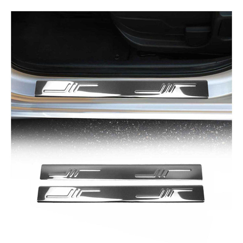 Couverture de Seuil de porte pour Fiat Fiorino Qubo Nemo 2007-2024 acier inox 2x