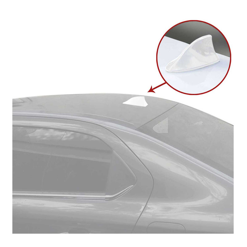 Antenne De Toit Aileron Requin pour Hyundai Tucson Radio AM/FM Blanc