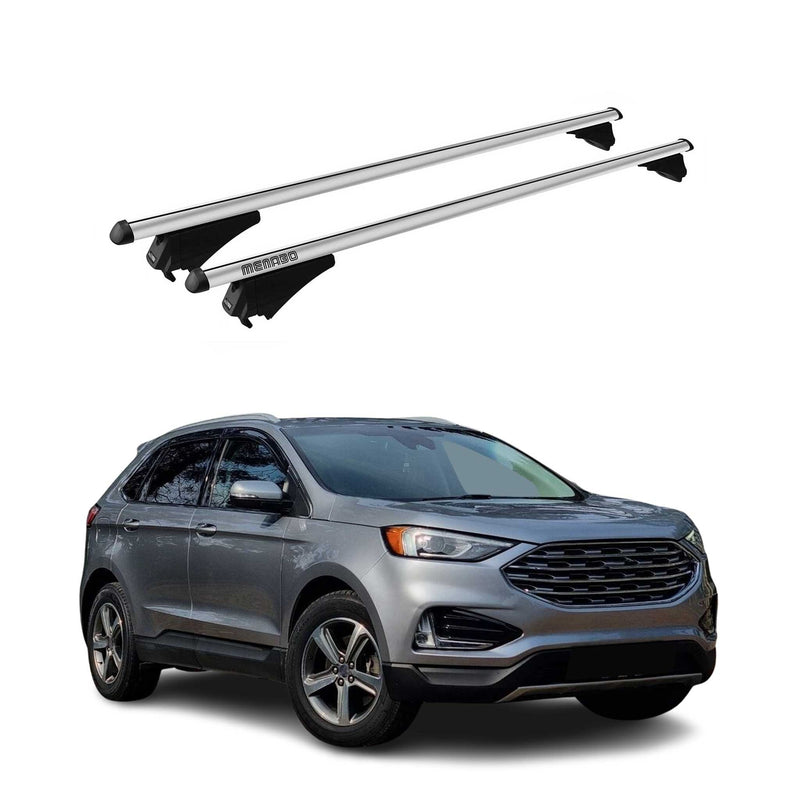 Tiger Barres de toit transversales pour Ford Edge 2016-2020 Gris