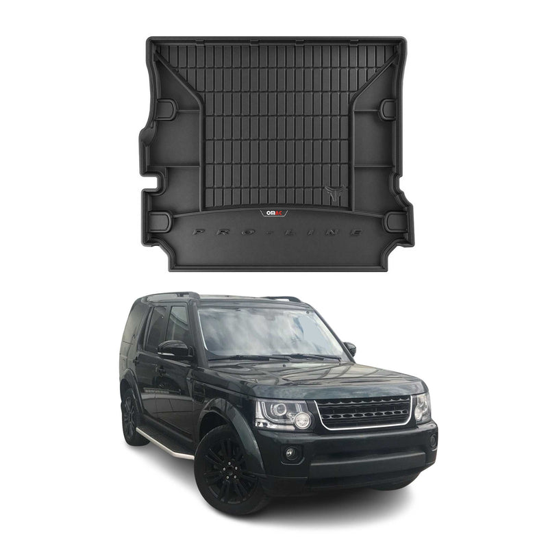Tapis de Coffre pour Land Rover Discovery 2009-2017 TPE Noir