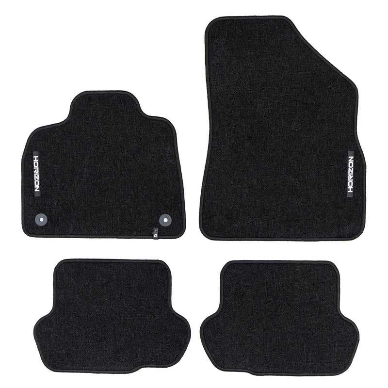 Tapis de Sol de Voiture pour Citroen DS5 2011-2015 Velours Imperméable 4Pcs