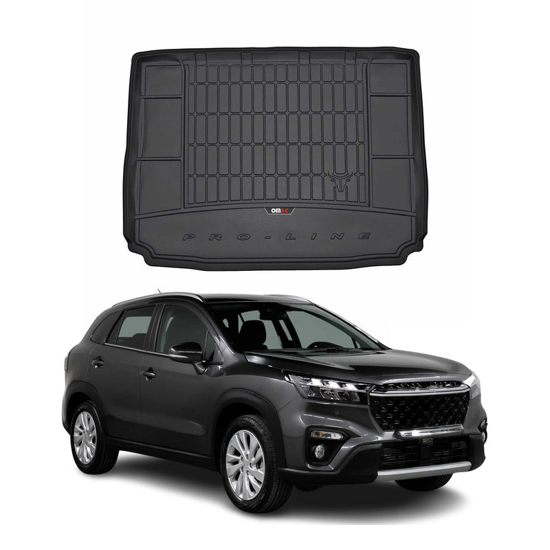 Tapis de Coffre pour Suzuki SX-4 S-Cross 2018-2022 TPE Noir