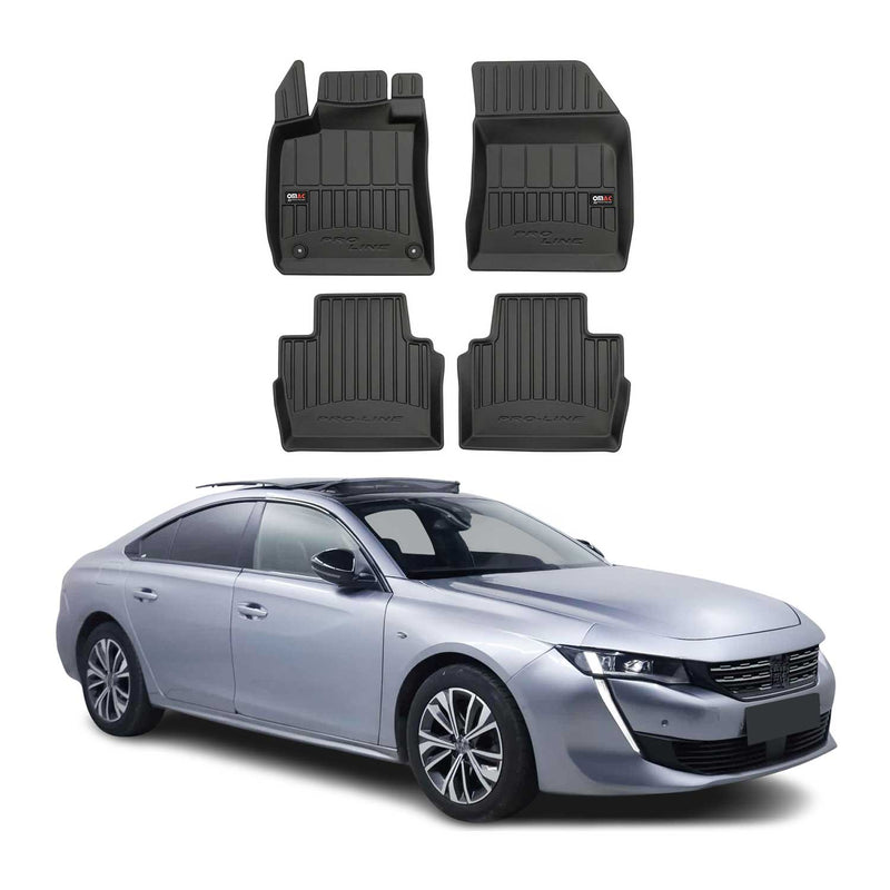 Tapis de Sol pour Peugeot 508 2018-2022 TPE Noir
