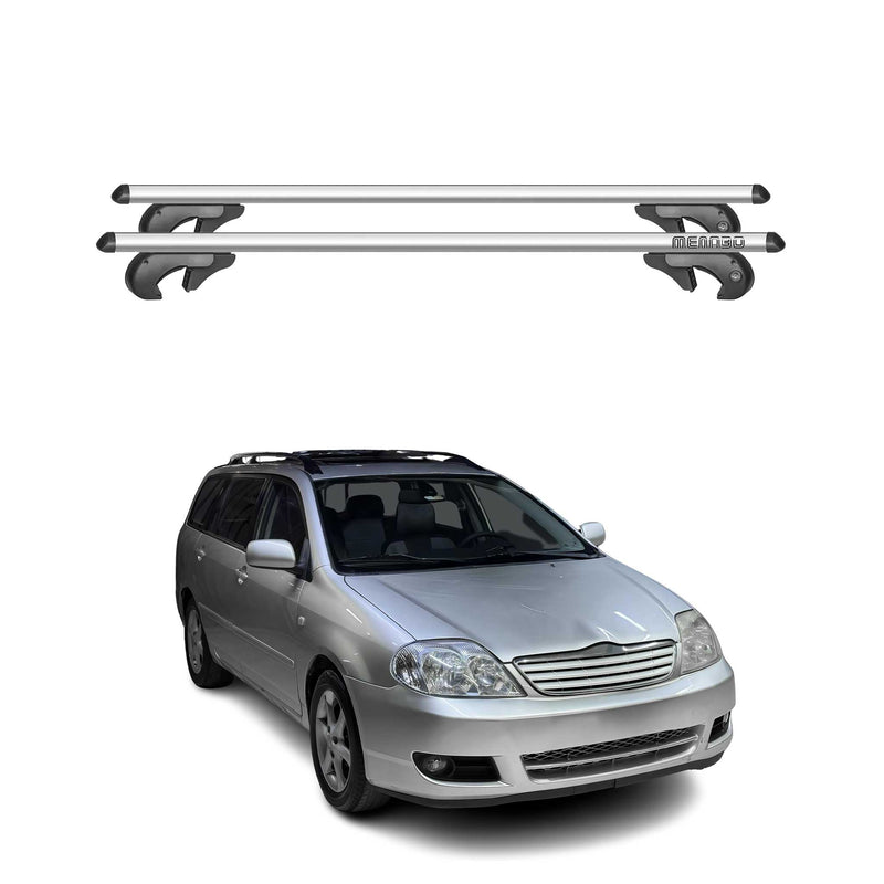 Barres de toit pour Toyota Corolla Fielder 2002-2007 Gris Auto 90kg 2x