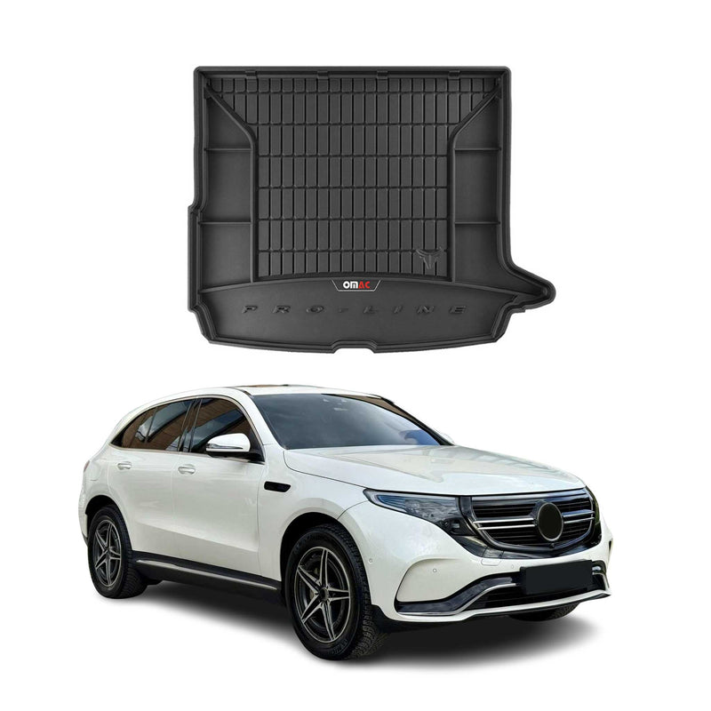 Tapis de Coffre pour Mercedes EQC 2019-2022 TPE Noir