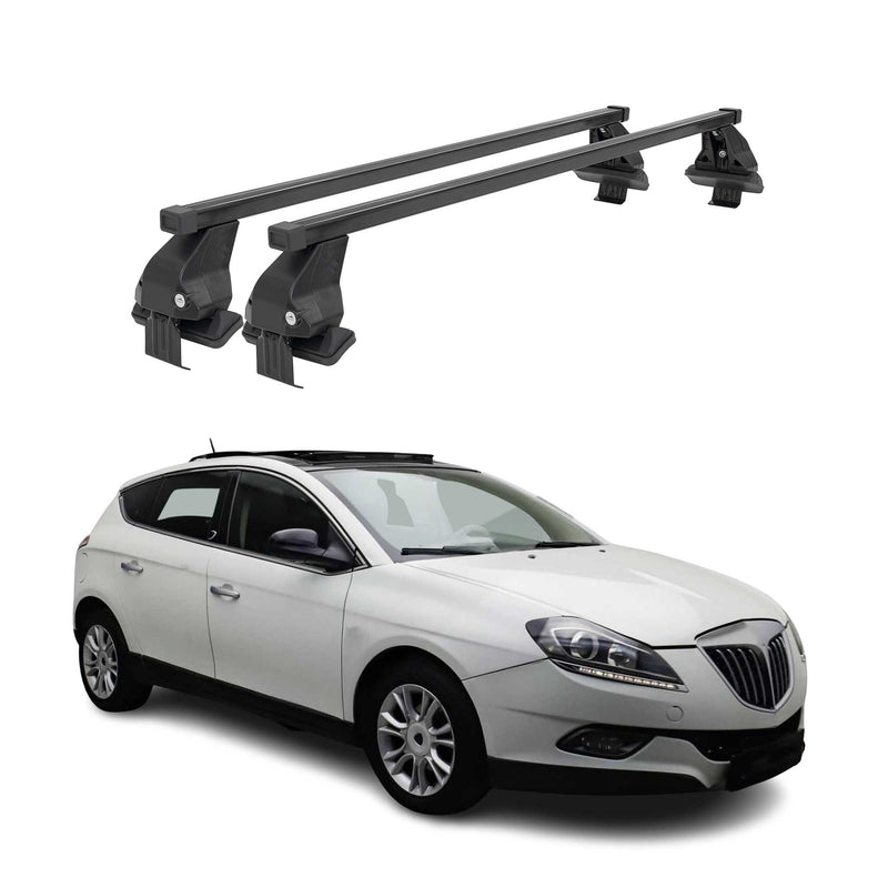 Barres Transversales Menabo pour Lancia Delta III 2008-2015 Noir