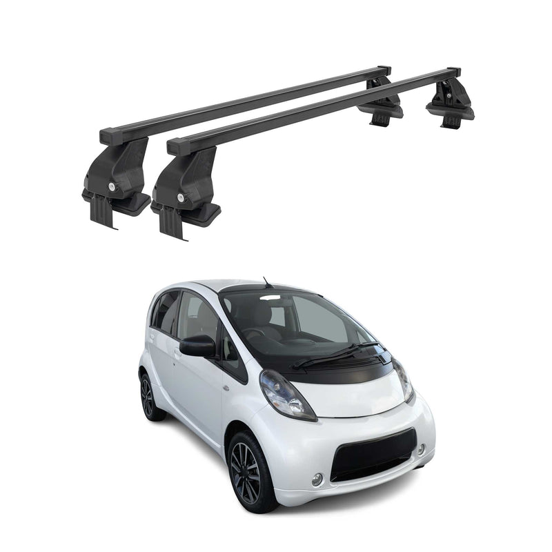 Barres Transversales Menabo pour Citroen C-Zero 2010-2024 Noir