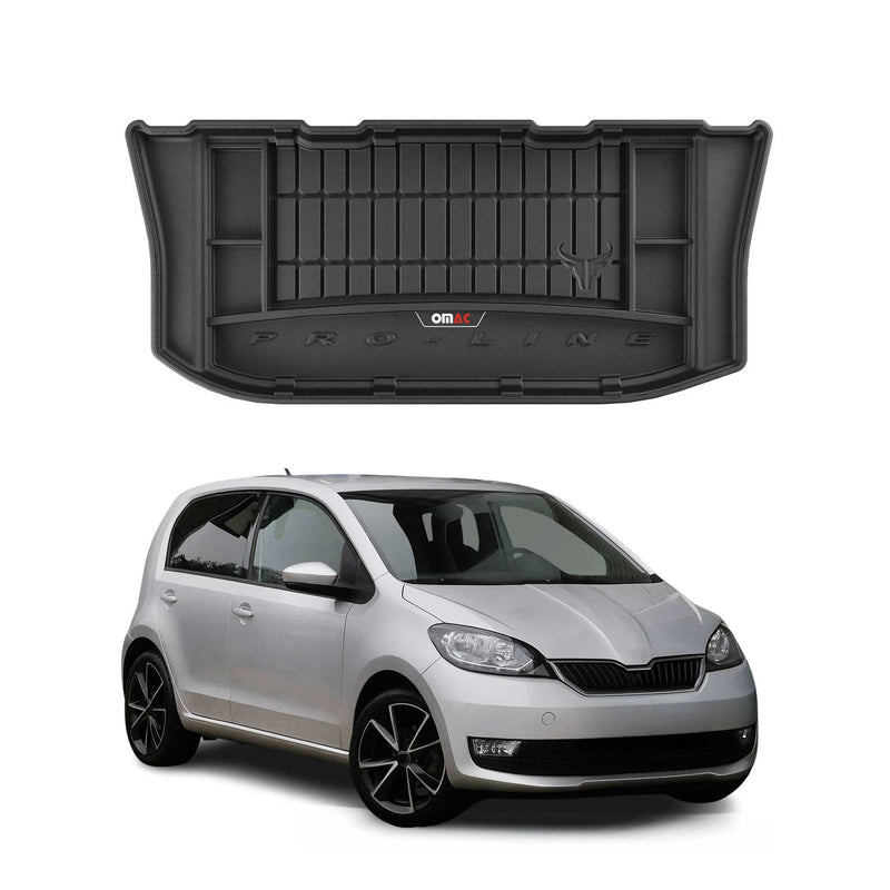 Tapis de Coffre pour Skoda e-Citigo 2019-2022 TPE Noir