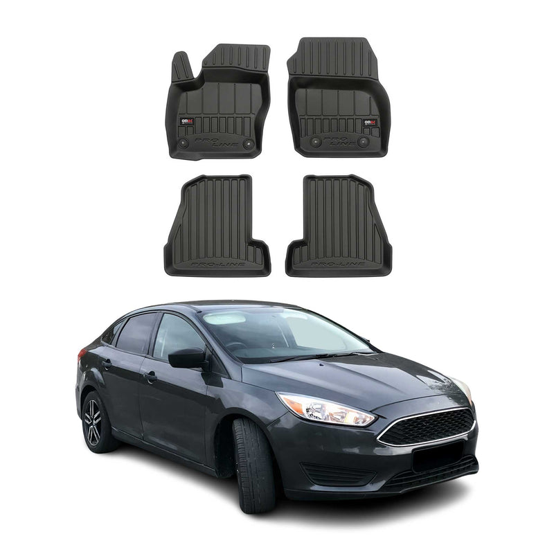 Tapis de Sol pour Ford Focus mk3 2011-2018 TPE Noir