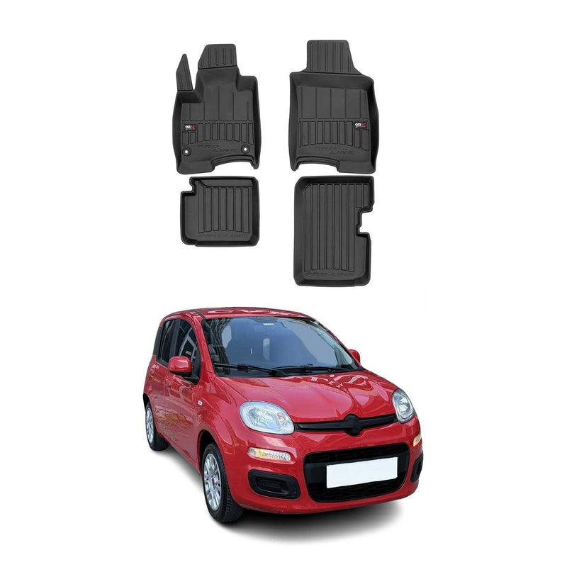 Tapis de Sol pour Fiat Panda 2020-2025 TPE Noir