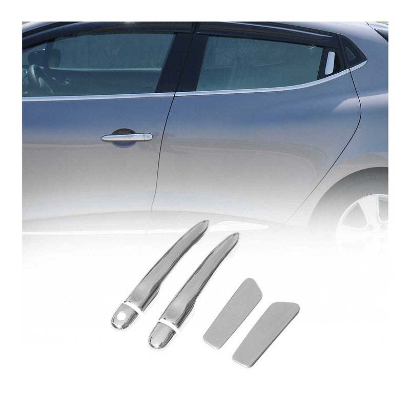 Couverture de poignée de porte pour Renault Clio 2012-2019 en Acier Inox 6Pcs