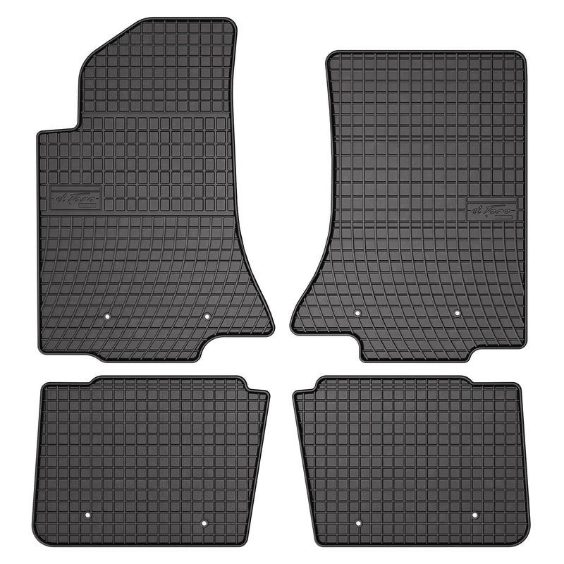 OMAC Tapis de Sol pour Opel Omega B 1994-2003 Caoutchouc Noir